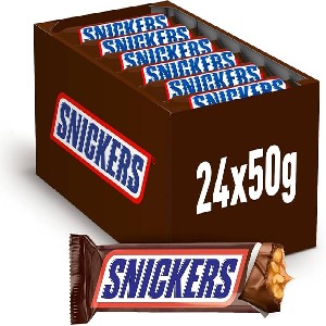 Snickers Chocolate Bar Box 50g x24