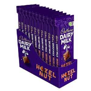 dairy milk hazelnut chocolate 90g*12 pis
